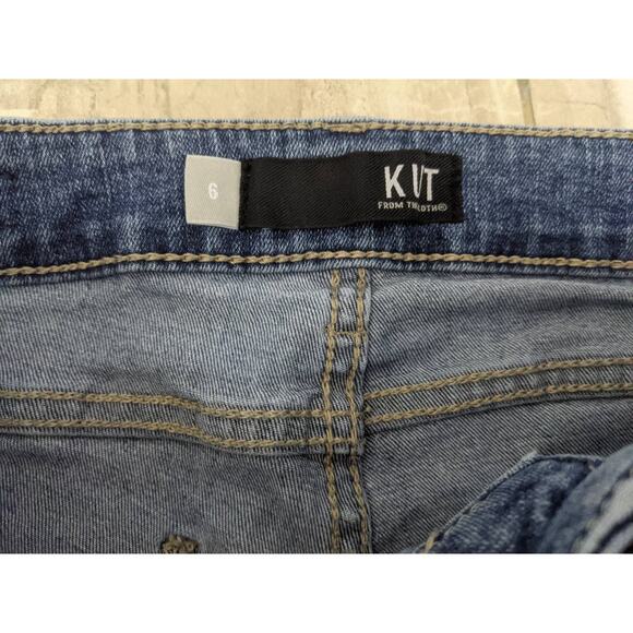 KUT from the Cloth Crop Jeans sz 6 - Picture 4 of 10